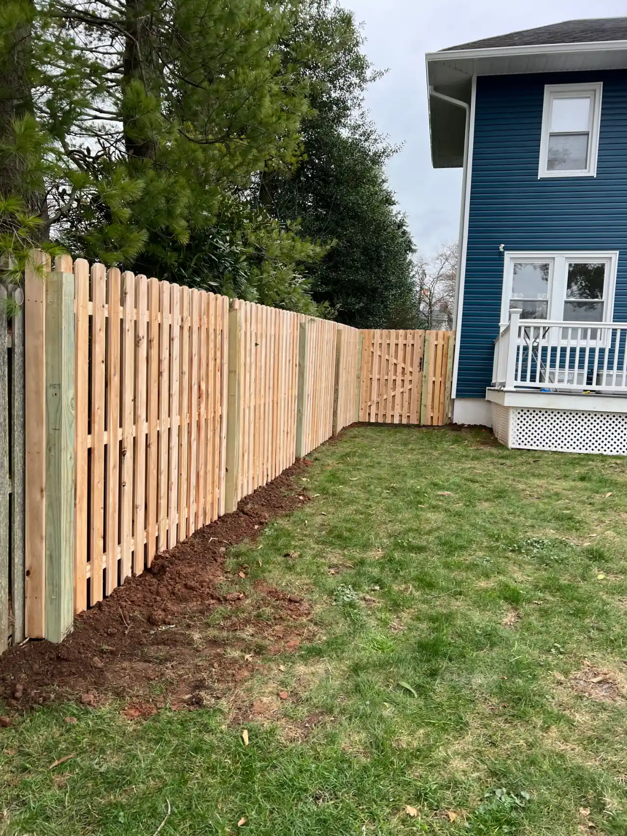 Vinyl privacy fence backyard New Jersey — Segura Fence LLC