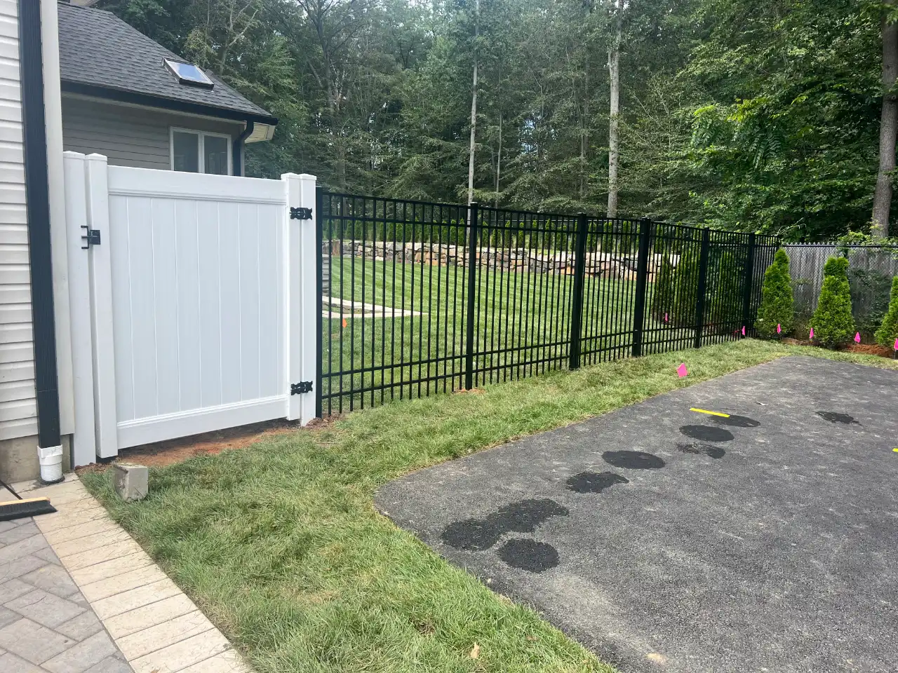 Aluminum spear top fence New Jersey — Segura Fence LLC