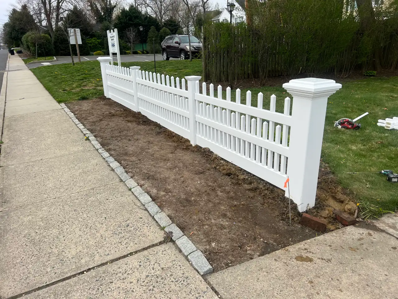 Vinyl pool fence enclosure New Jersey — Segura Fence LLC