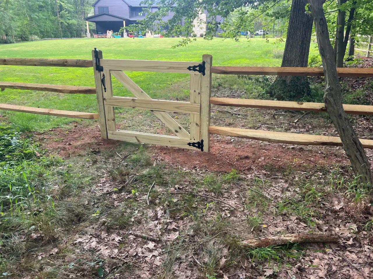 Black ornamental aluminum fence residential NJ — Segura Fence LLC