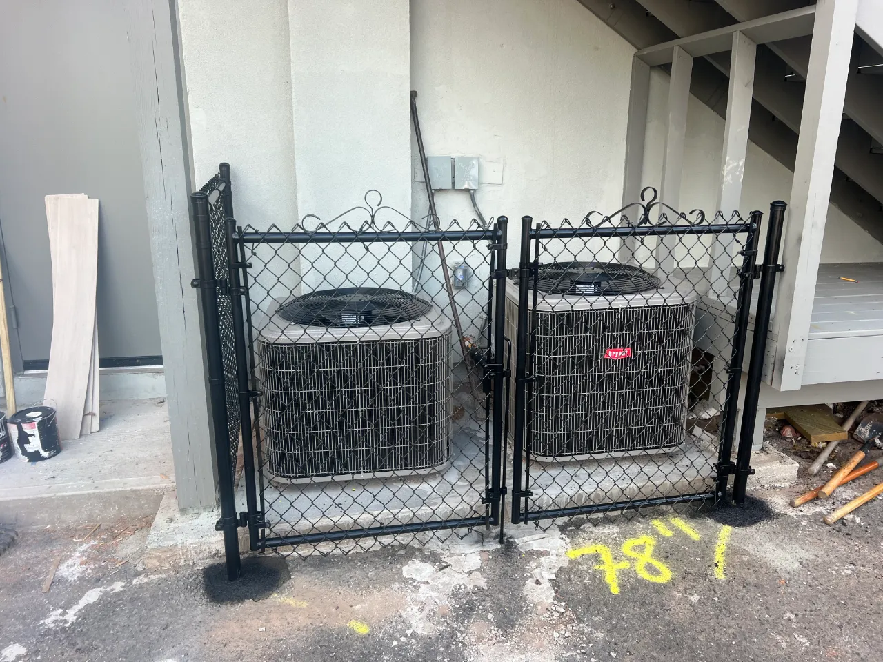 Aluminum driveway gate New Jersey — Segura Fence LLC